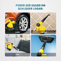 Higienizador Vapor Wash Mondial Amarelo e Preto 1000W HG-01 - 3