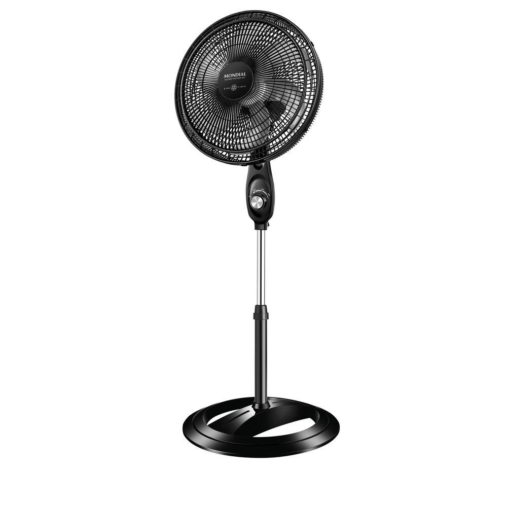 Ventilador Coluna 40cm Super Power Mondial Preto e Prata 140W VSP-40C-NB - 1