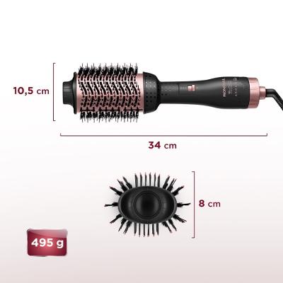 Escova Secadora Argan Mondial Preto e Golden Rose 1200W ES-14-BI