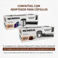 Cafeteira Espresso Dolce Crema 20 Bar Mondial Preto e Inox 1200W C-20-EC - 7