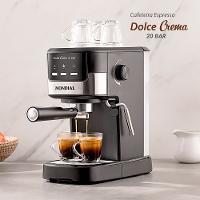 Cafeteira Espresso Dolce Crema 20 Bar Mondial Preto e Inox 1200W C-20-EC - 9