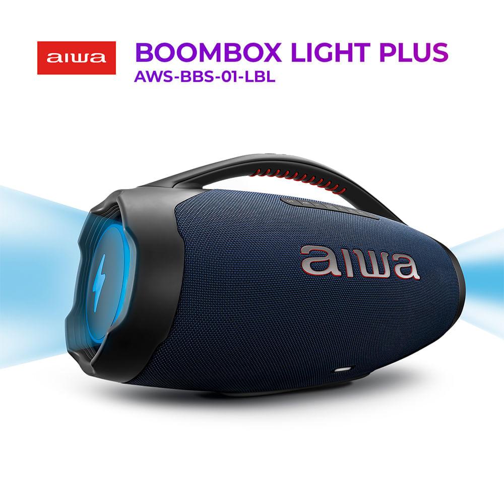 Caixa de Som Boombox Plus AIWA BBS-01-LBL 200W Bluetooth 30H IP66 USB RGB - 3