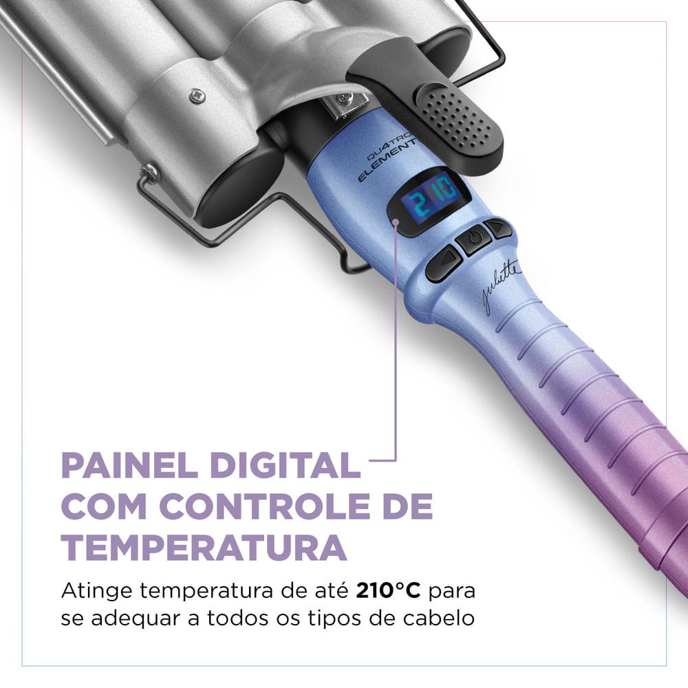 Modelador de Cachos Triondas By Juliette Mondial Azul e Rosa 180W MCT-JU-03 - 7