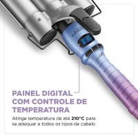 Modelador de Cachos Triondas By Juliette Mondial Azul e Rosa 180W MCT-JU-03 - 7