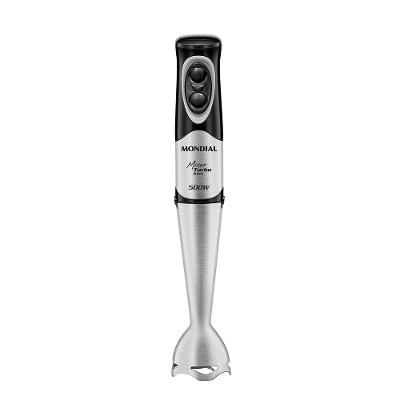Mixer Turbo Inox Mondial Preto e Inox 500W M-16-BI