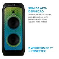 Caixa de Som PartyBox AIWA PB-05 Bluetooth 20H RGB USB TWS Preto - 3