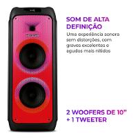 Caixa de Som PartyBox AIWA PB-06 Bluetooth 20H RGB USB TWS Preto - 3