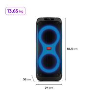 Caixa de Som PartyBox AIWA PB-04 Bluetooth 18H RGB USB TWS Preto - 10