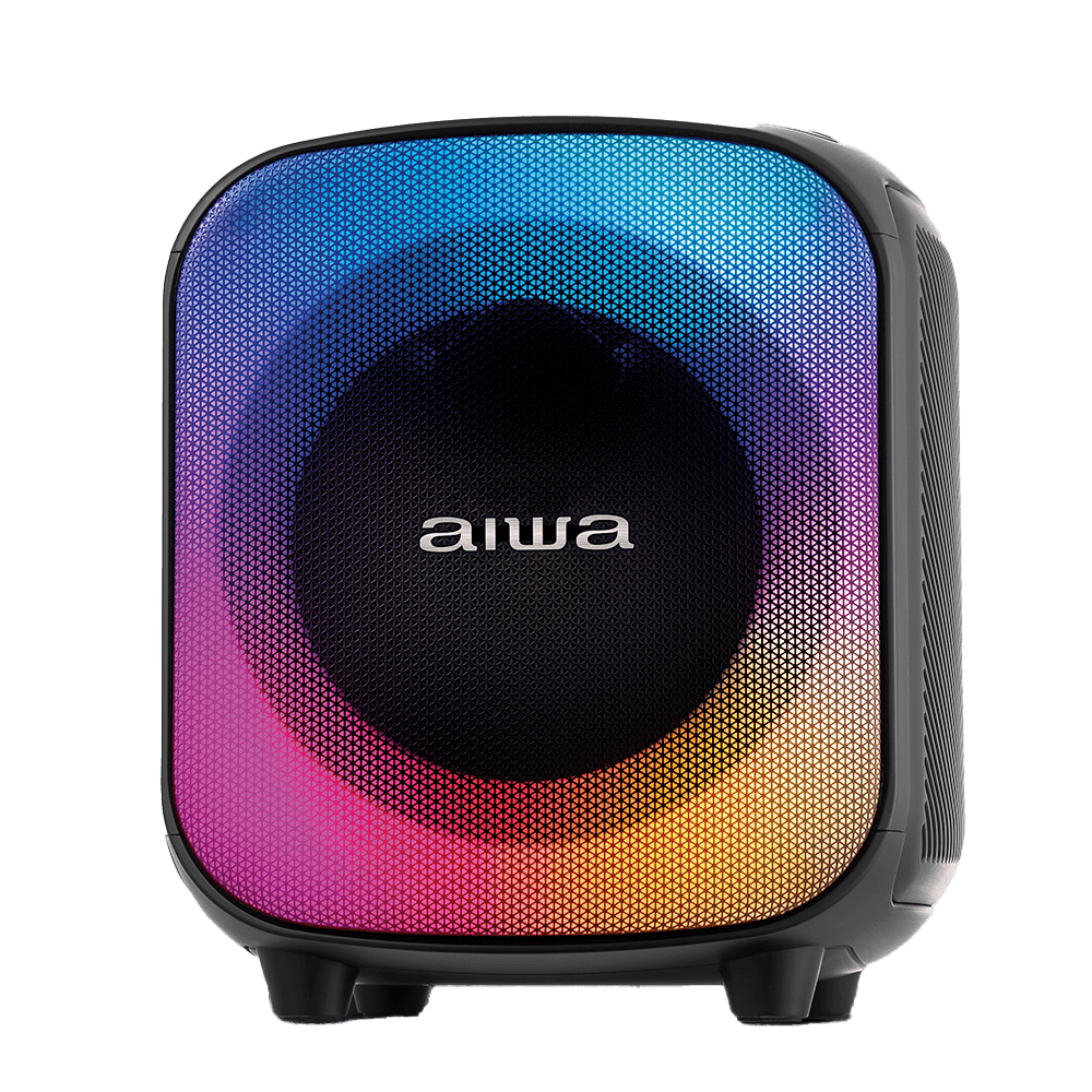 Caixa de Som PartyBox AIWA PB-07 Bluetooth 8H RGB USB TWS Preto - 1