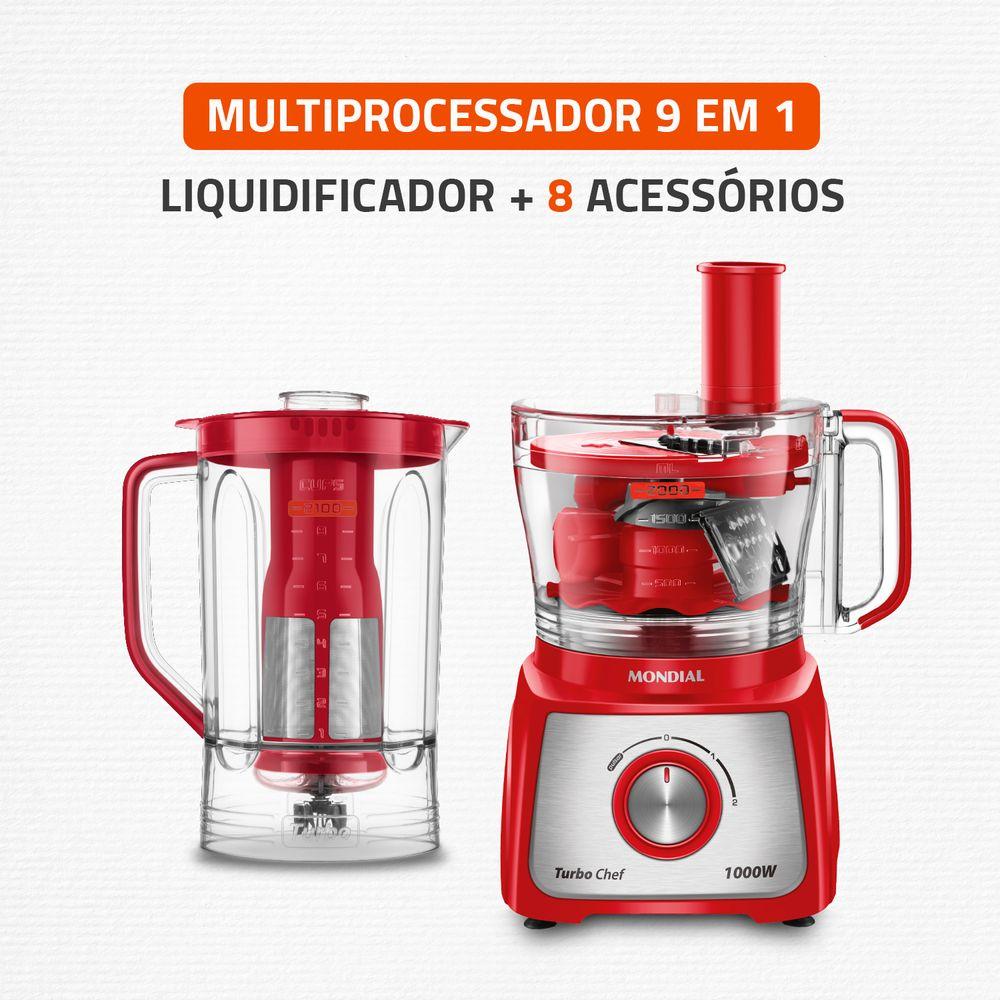 Multiprocessador Turbo Chef 9 em 1 Mondial MPN-01-RF - 2