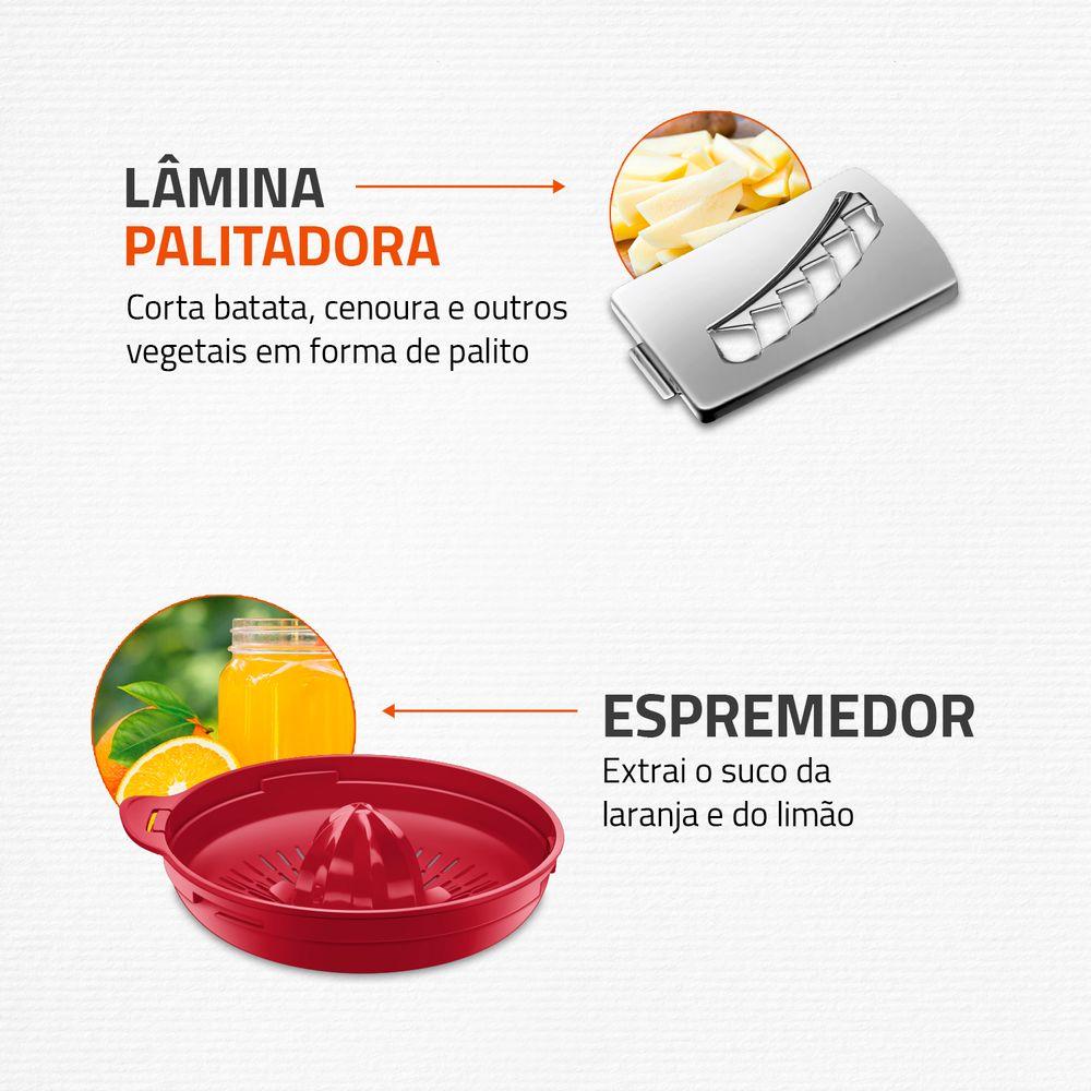 Multiprocessador Turbo Chef 9 em 1 Mondial MPN-01-RF - 6