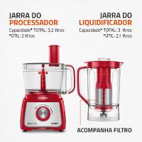 Multiprocessador Turbo Chef 9 em 1 Mondial MPN-01-RF