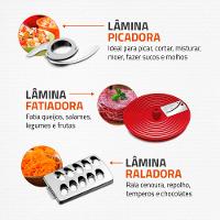 Multiprocessador Turbo Chef 9 em 1 Mondial MPN-01-RF - 5