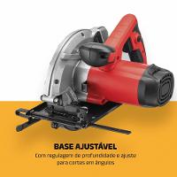 Serra Circular Mondial Vermelho 1500W FSC-04 - 5