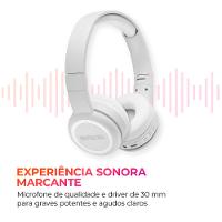 Fone de Ouvido Headphone AIWA HP-03-W Bluetooth Drive 30mm - 3