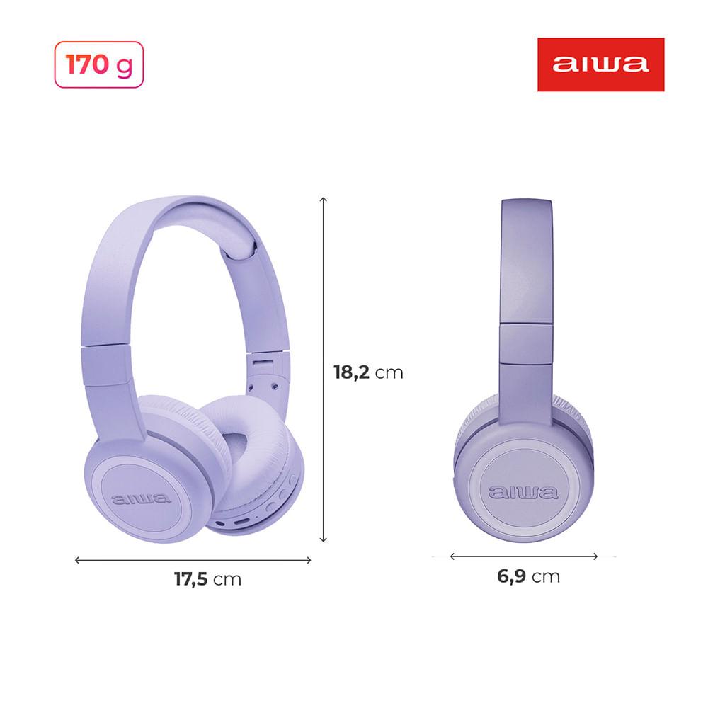 Fone de Ouvido Headphone AIWA HP-03-P Bluetooth Drive 30mm - 8