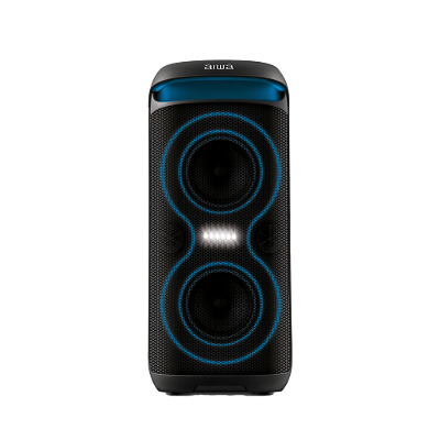 Caixa de Som PartyBox AIWA PB-08 Bluetooth 8H RGB USB TWS Preto