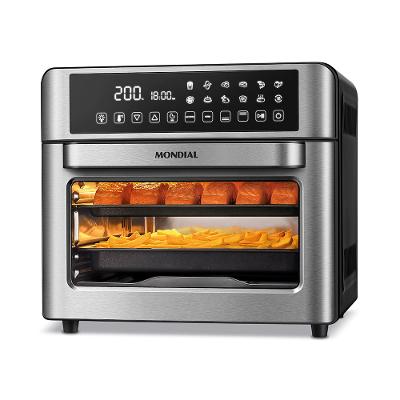 Fritadeira Air Fryer Forno Oven Digital 25L Mondial Preto e Inox 2000W - AFO-25L-BI