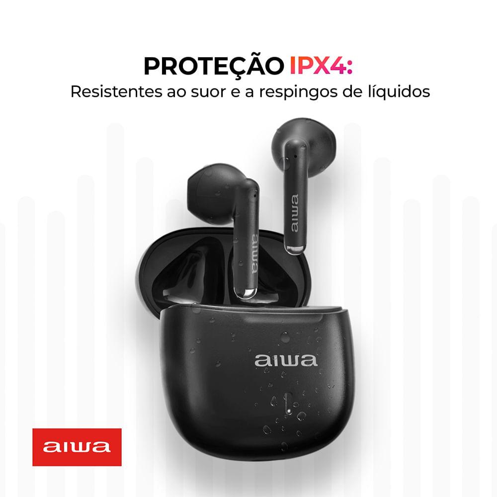 Fone de Ouvido Earbud Aiwa EB-05-B Bluetooth ENC APP - 7