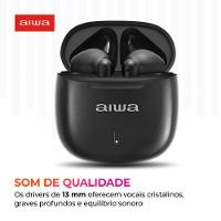 Fone de Ouvido Earbud Aiwa EB-05-B Bluetooth ENC APP - 2