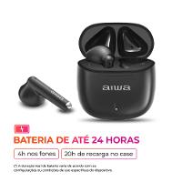 Fone de Ouvido Earbud Aiwa EB-05-B Bluetooth ENC APP - 5