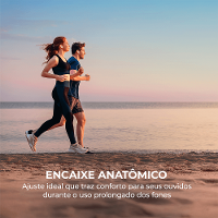 Fone de Ouvido Earbud Aiwa EB-05-W Bluetooth ENC APP - 5