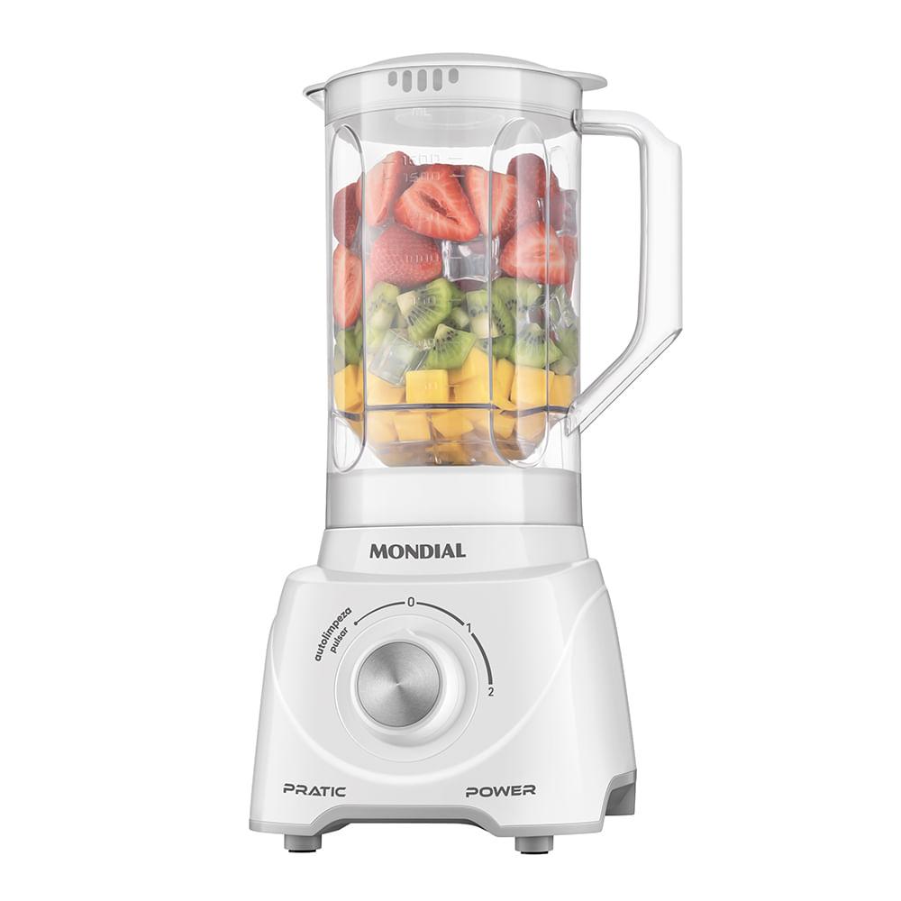 Liquidificador Pratic Power Mondial Branco 550W L-97-W - 1