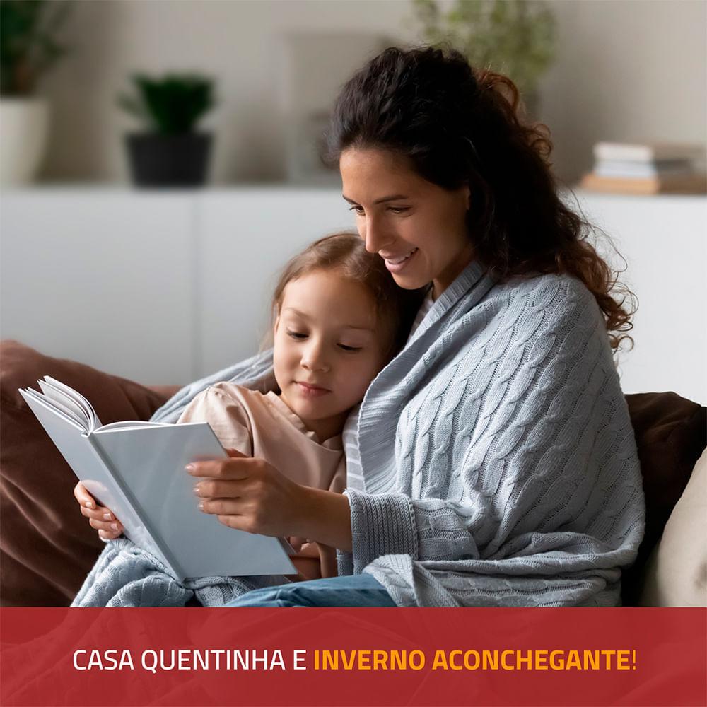 Aquecedor A Ar Mondial Cinza e Branco 2000W A-08 - 6