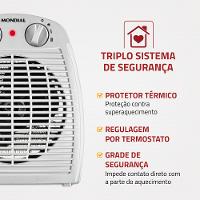 Aquecedor A Ar Mondial Cinza e Branco 2000W A-08 - 3