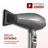 Secador de Cabelos Space Shine Mondial Grafite 2000W SC-20 - 2