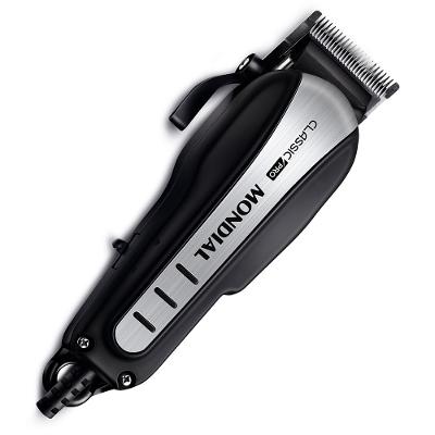 Cortador de Cabelos Classic Pro Mondial Preto e Inox  CR-03