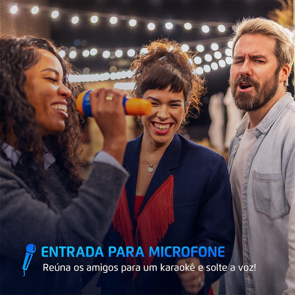 Caixa Amplificada Mondial Preto 400W RMS Bivolt - CM-400-L - 5