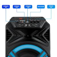 Caixa Amplificada Mondial Preto 400W RMS Bivolt - CM-400-L - 7