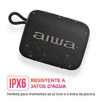 Caixa de Som Speaker AIWA AWS-SP-07-B 7W Bluetooth IPX6 - 5