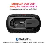 Caixa de Som Speaker AIWA AWS-SP-07-B 7W Bluetooth IPX6 - 6