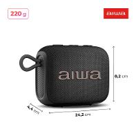 Caixa de Som Speaker AIWA AWS-SP-07-B 7W Bluetooth IPX6 - 9