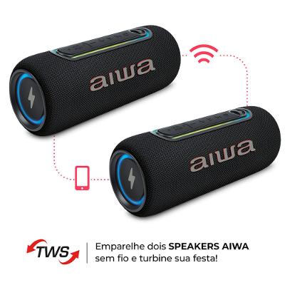Caixa de Som Speaker AIWA SP-05-LB 30W Bluetooth IPX5