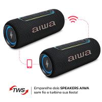 Caixa de Som Speaker AIWA SP-05-LB 30W Bluetooth IPX5 - 8