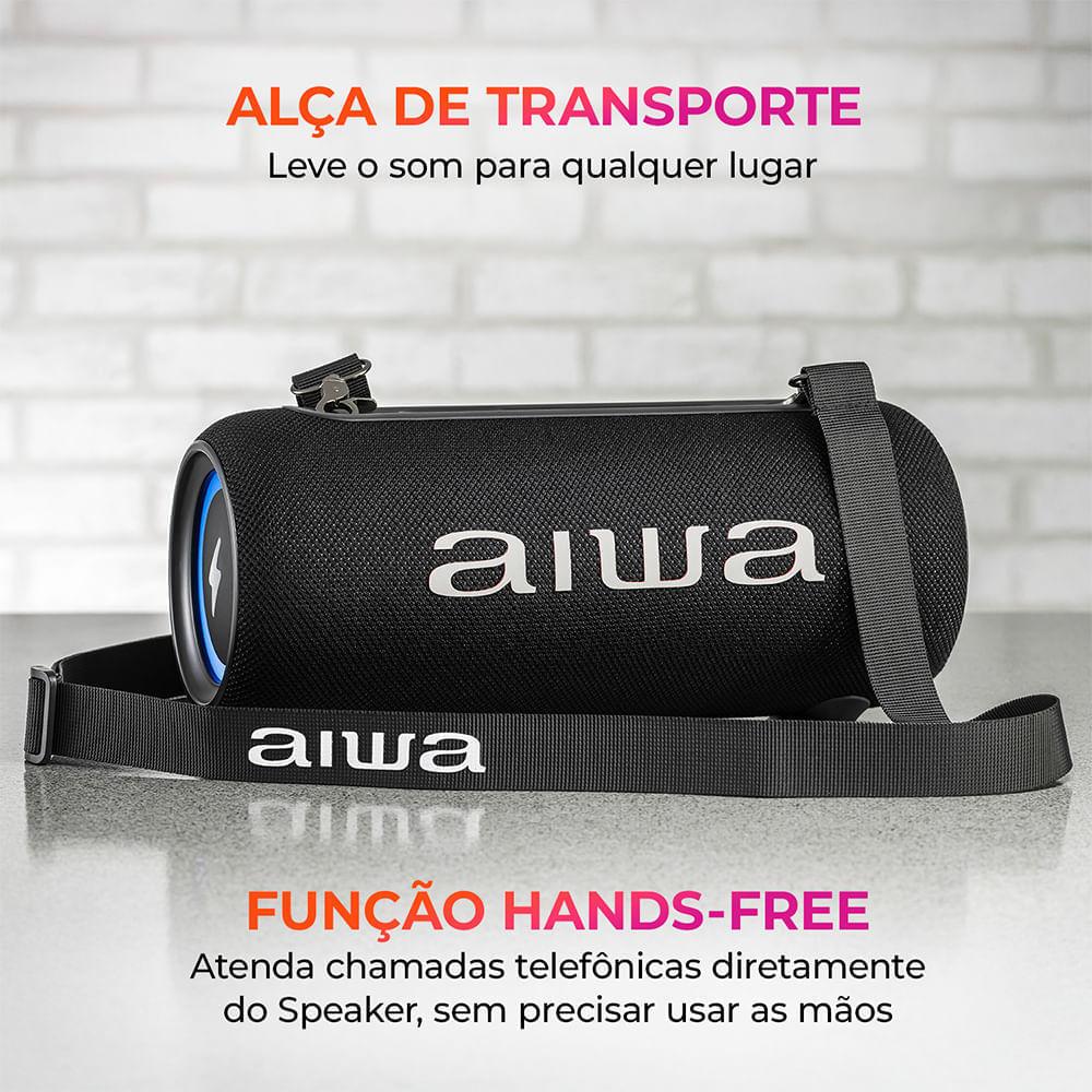 Caixa de Som Speaker AIWA SP-04-LB 40W Bluetooth IPX5 - 6
