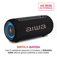 Caixa de Som Speaker AIWA SP-04-LB 40W Bluetooth IPX5