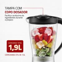 Liquidificador Easy Power Mondial Preto 550W L-550-BC