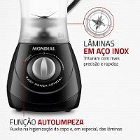Liquidificador Easy Power Mondial Preto 550W L-550-BC - 5