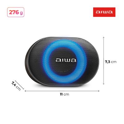 Caixa de Som Speaker AIWA AWS-SP-06-B 10W Bluetooth IPX6