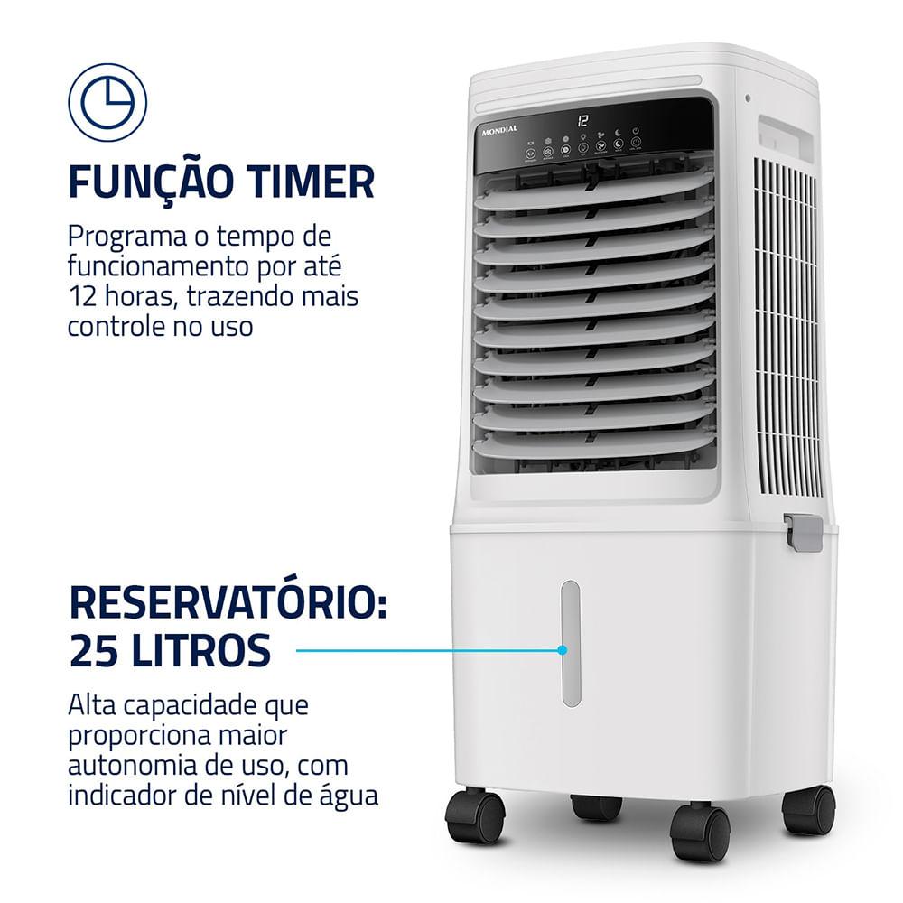 Climatizador Wind Turbo Mondial Branco 150W - CL-25L - 3