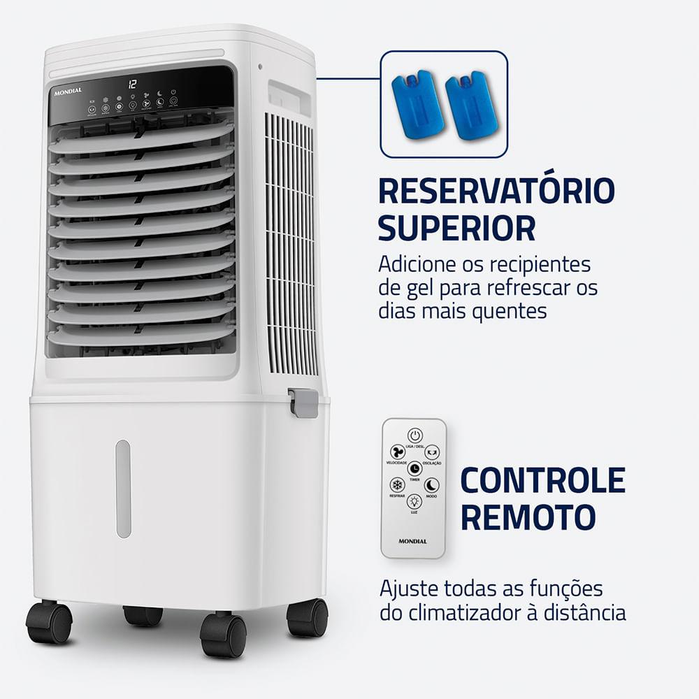 Climatizador Wind Turbo Mondial Branco 150W - CL-25L - 6