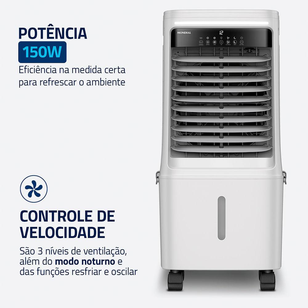 Climatizador Wind Turbo Mondial Branco 150W - CL-25L - 8