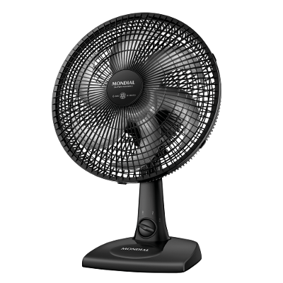 Ventilador de Mesa 30cm Super Power II Mondial Preto 60W- NVSP-30-B2
