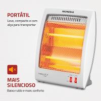 Aquecedor Quartzo Comfort Air III Mondial Branco/Cinza 900W A-16 - 5