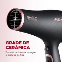 Secador de Cabelos Mondial Preto/Golden Rose 2000W Bivolt - SC-37-BI - 5