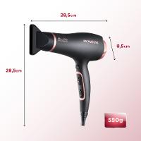 Secador de Cabelos Mondial Preto/Golden Rose 2000W Bivolt - SC-37-BI - 7